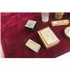 Image 4 : 10 Antique Pharmacy Boxes, Bottles And Wood Indian Coin