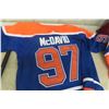 Image 10 : Edmonton Oilers Size 52 Hockey NHL Jersey, Sherwood Autographed Stick And Manitoba Moose Scarf