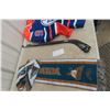 Image 5 : Edmonton Oilers Size 52 Hockey NHL Jersey, Sherwood Autographed Stick And Manitoba Moose Scarf