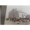 Image 15 : 3 Antique Original Pictures Steam Threshing Machine Harvest 1915, Horse Logging And Haying