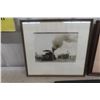 Image 2 : 3 Antique Original Pictures Steam Threshing Machine Harvest 1915, Horse Logging And Haying