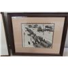 Image 7 : 3 Antique Original Pictures Steam Threshing Machine Harvest 1915, Horse Logging And Haying