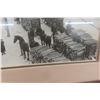 Image 9 : 3 Antique Original Pictures Steam Threshing Machine Harvest 1915, Horse Logging And Haying