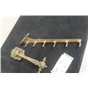 Image 1 : Antique Cast Iron Train Caboose Coat Bracket And Victorian Era Brass Door Knocker