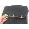 Image 5 : Antique Cast Iron Train Caboose Coat Bracket And Victorian Era Brass Door Knocker