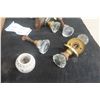 Image 2 : Vintage Glass, Steel Door And Cabinet Knobs, Electrical And Hardware