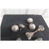 Image 4 : Vintage Glass, Steel Door And Cabinet Knobs, Electrical And Hardware