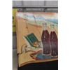 Image 10 : Vintage Coca Cola Refresh Yourself Double Sided Cardboard General Store Display Sign 36" X 20"