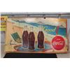 Image 7 : Vintage Coca Cola Refresh Yourself Double Sided Cardboard General Store Display Sign 36" X 20"