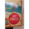 Image 8 : Vintage Coca Cola Refresh Yourself Double Sided Cardboard General Store Display Sign 36" X 20"