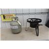 Image 1 : Propane Outdoor Grill And Full Propane Tank