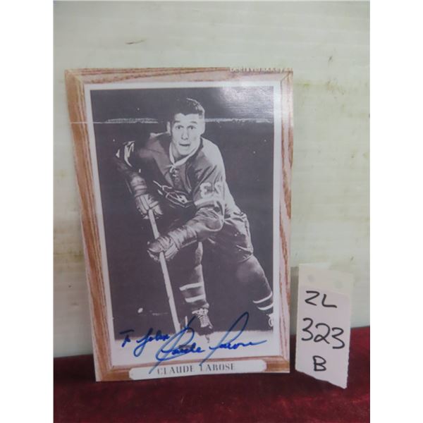 Signed Claude Larose Photo 6"