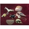 Image 2 : Fashion Jewelry: Leather Bracelets, Rings, Brooches & Earrings