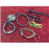 Image 4 : Fashion Jewelry: Leather Bracelets, Rings, Brooches & Earrings