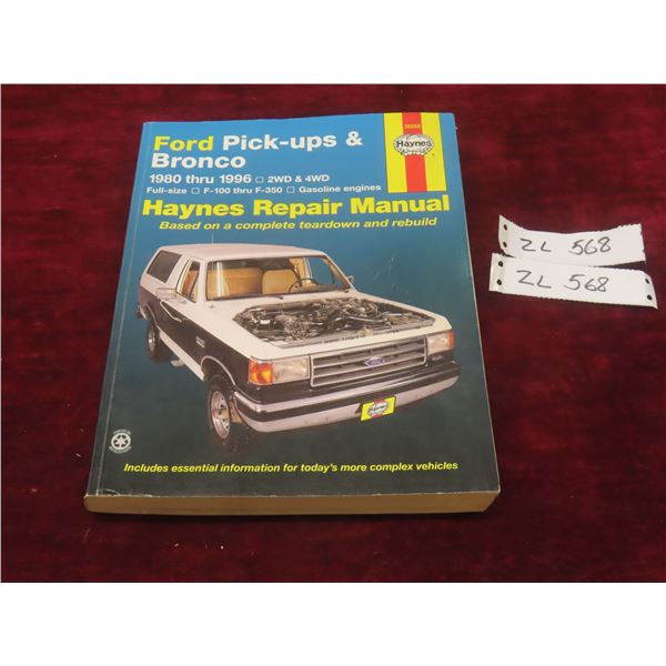 Ford Pickup & Bronco Repair Manual