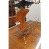Image 5 : MCM Amber Spaghetti Crescent Moon Lamp / Magazine Rack / Ashtray Combo