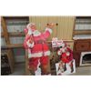 Image 1 : 2 Cardboard Santa Coca Cola Advertisements 65" Tall And 48" Tall