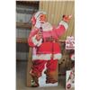 Image 2 : 2 Cardboard Santa Coca Cola Advertisements 65" Tall And 48" Tall