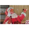 Image 3 : 2 Cardboard Santa Coca Cola Advertisements 65" Tall And 48" Tall