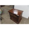 Image 2 : End Table Or Night Stand, 2 Drawers, 23" X 24" X 16"