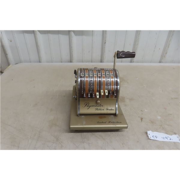 Paymaster Vintage Cheque Printer