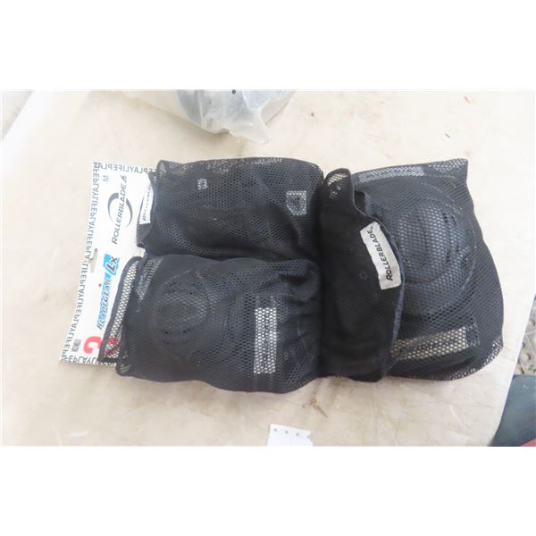 New Bicycle Helmet And 3 Piece Safety Knee, Elbow, Wrist Pads