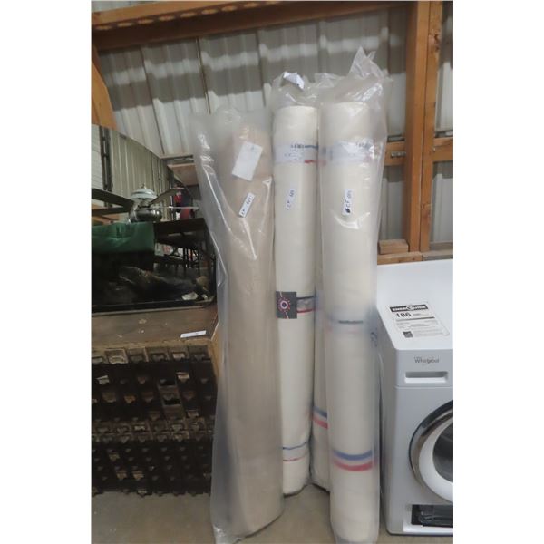 Over 100 Yards Of Material 4 Rolls Beige Off White