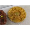 Image 3 : Milk Glass Sandwich Tea Plates And Serving Pieces