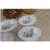Image 4 : Milk Glass Sandwich Tea Plates And Serving Pieces