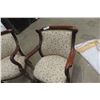 Image 10 : 3 Piece Antique Settee Set With Side Chair + Rocker