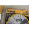 Image 2 : New DeWalt 12" Saw Blade And 4 x 7 1/4" Saw Blades