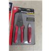 Image 7 : New Tools Bit Socket Set, Precision Knife Set, Spoke Shave, Saw Sharpener, And Electrician Tool Kit