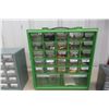 Image 3 : 4 Counter Top Organizers 3 Full Of Small Hardware - Largest 13" X 13" X 7"