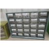 Image 4 : 4 Counter Top Organizers 3 Full Of Small Hardware - Largest 13" X 13" X 7"