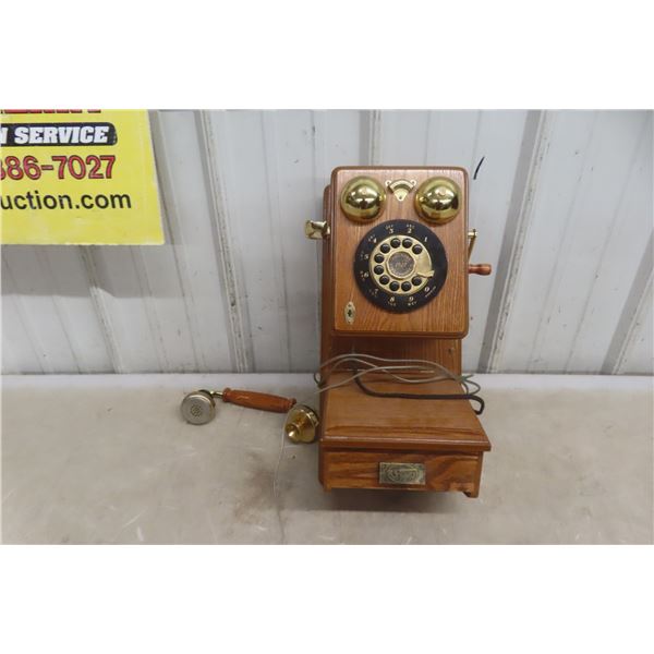 Old Vintage Style Wall Mount Telephone