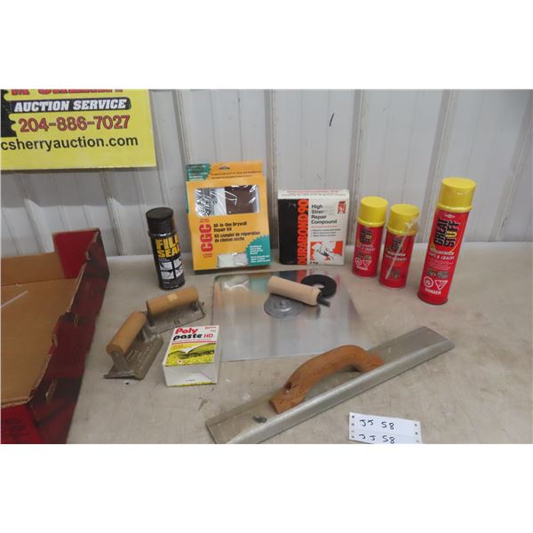 Drywall Repair Kit, Trowels, Crack Insulation Foam