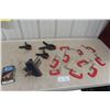 Image 1 : 10 x C-Clamps, 3 Spring Clamps, Gluing Clamp, Wood Vise