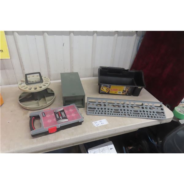 Ladder, Saddle Tool Box, Tool Organizer, Index File Cabinet