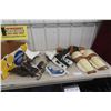 Image 1 : Hockey Equipment Knee Pads, Skates, Bauer Challenge CCM Tacks Vintage + Figure Skates