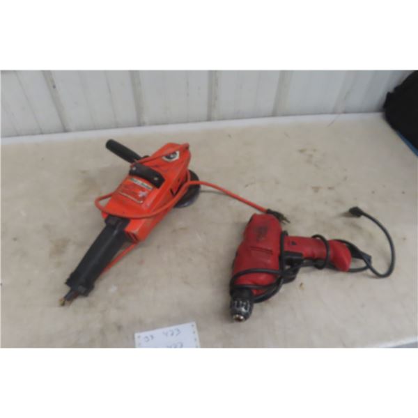 2 B&D Power Tools: 1/8" Drill + Sander/Polisher