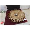 Image 8 : Syroco Sunburst 23" Diameter MCM Wall Clock