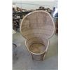 Image 1 : Fan Back Wicker Chair