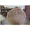 Image 2 : Fan Back Wicker Chair
