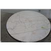Image 3 : Marble Top Fancy Coffee Table 19" High 46" Diameter