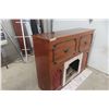 Image 5 : Fireplace Combo Electric Heater / Bar Phono Sonic AM/FM Record Player 41" X 52" X 15 1/2"