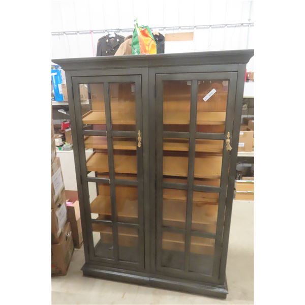 China/Display 2 Door Cabinet Light Up 70" X 51" X 15"