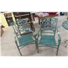 Image 4 : Patio Table 29" High 48" Diameter + 4 Chairs