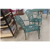 Image 5 : Patio Table 29" High 48" Diameter + 4 Chairs