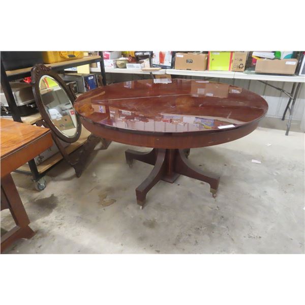 Pedestal Round Table Height 30" Diameter 59"