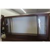 Image 3 : Large 2 Piece China Cabinet 74" X 83" X 21" 6 Shelf